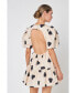 Фото #3 товара Платье мини English Factory с вырезом в форме сердца для женщин