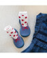 Фото #11 товара Toddler First Walk Sock Shoes Lace trim - Snow White
