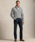 ფოტო #6 პროდუქტის Men's Big & Tall Cable-Knit Cotton Quarter-Zip Sweater