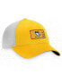 Фото #2 товара Men's Gold, White Pittsburgh Penguins Authentic Pro Trucker Snapback Hat