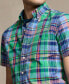 ფოტო #3 პროდუქტის Men's Classic-Fit Yarn-Dyed Plaid Cotton Oxford Button-Down Shirt