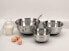 Фото #6 товара Brabantia Mixing Bowl Set, 1 L, 1.6 L and 3 L - Matt Steel