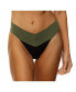 ფოტო #1 პროდუქტის Women's Color Block High Leg Band Bikini Bottom