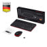 Фото #3 товара Perixx PERIDUO-712 - Mini - Wireless - RF Wireless - Black - Red - Mouse included