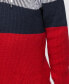 Фото #6 товара Men's Color Blocked Hooded Sweater