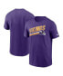 Men's Purple Minnesota Vikings Essential Blitz Lockup T-shirt