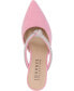 ფოტო #4 პროდუქტის Women's Lunna Wide Width Mules Mid Stiletto Pointed Toe Pumps