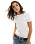 Фото #2 товара Weekday Frida 90s fit t-shirt in white
