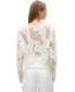 ფოტო #3 პროდუქტის Women's Scallop Embroidered Top