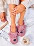 Фото #1 товара Женские тапочки с плюшевым мишкой PEATS Pink