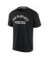 Фото #4 товара Men's and Women's Black San Francisco 49ers Super Soft Short Sleeve T-shirt