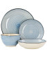 Gia 24 Piece Stoneware Dinnerware Set, Service for 6