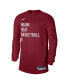 ფოტო #3 პროდუქტის Men's and Women's Red Miami Heat 2023/24 Legend On-Court Practice Long Sleeve T-shirt