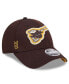 Фото #4 товара Men's Brown San Diego Padres 2024 Clubhouse 9FORTY Adjustable Hat