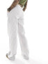 Фото #5 товара Reclaimed Vintage pinstripe pull on trouser in white