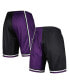 ფოტო #1 პროდუქტის Men's Black, Purple Sacramento Kings Hardwood Classics 2000 Split Swingman Shorts