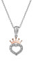 Charming Silver Necklace Princess N902753UZWL-18 (chain, pendant)