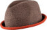 FEINZWIRN Boston - Modern Trilby Hat in 4 Colours with Contrasting Brim - Top Quality