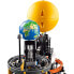 LEGO Earth And Luna Planet In Orbit Construction Game
