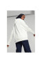 Фото #2 товара Essentials Metallic Logo FL Kadın Beyaz Kapüşonlu Sweatshirt