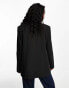 ASOS DESIGN chuck on blazer in black