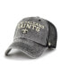 ფოტო #1 პროდუქტის Men's '47 Black New Orleans Saints Drumlin Trucker Clean Up Snapback Hat