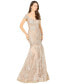 Фото #1 товара Women's Cap Sleeve Mermaid Gown