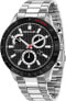 SECTOR Herren Armbanduhr Chronograph 270 45MM CHR BLACK DIAL BR SS