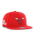 Фото #1 товара Men's Red Chicago Bulls Sure Shot Captain Snapback Hat