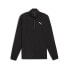 Фото #1 товара Puma Fit Woven Quarter Zip Sweatshirt Mens Black 52492301