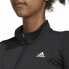 Женская рубашка с длинным рукавом Adidas Чёрный
