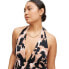 Фото #1 товара Women's Halter Leopard Neutral Jumpsuit - DVF