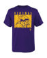 ფოტო #2 პროდუქტის Big Boys and Girls Purple Minnesota Vikings Liquid Camo Logo T-shirt