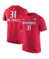 Фото #1 товара Men's Tina Charles Red Washington Mystics Explorer Edition Name Number T-shirt