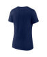 ფოტო #3 პროდუქტის Women's Navy Milwaukee Brewers 2023 NL Central Division Champions Locker Room V-Neck T-shirt