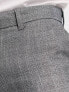 Фото #5 товара New Look slim suit trousers in dark grey texture