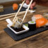 10tlg Sushi Set Schieferplatte + Schalen