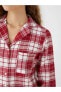 Фото #7 товара Пижама LCW DREAM Plaid Shirt Collar