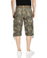 ფოტო #2 პროდუქტის Men's Belted Capri Cargo Shorts