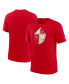 Фото #1 товара Men's Red San Francisco 49ers Rewind Logo Tri-Blend T-shirt