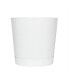 Full Depth Cylinder Pot, White, 12 Inch