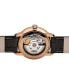 ფოტო #3 პროდუქტის Men's Swiss Automatic Coupole Classic Dark Brown Leather Strap Watch 38mm R22861115