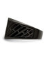 Stainless Steel Polished Black IP-plated Brick Signet Ring