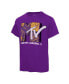 Фото #3 товара Men's Purple Los Angeles Lakers NBA x MTV I Want My T-shirt