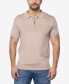 Фото #1 товара Men's Ottoman Texture SS Polo Sweater