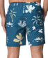 Фото #2 товара Men's Harmon Tropical Print Drawstring 5-3/4" Swim Trunks