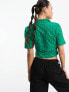 Фото #4 товара Nicce rue towelling top in green
