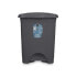 Pedal bin Anthracite Plastic 30 L (4 Units)