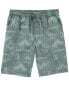 Фото #5 товара Kid Beach Print Drawstring Canvas Shorts 7