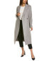 Фото #1 товара Cinzia Rocca Wool Long Coat Women's Grey 48